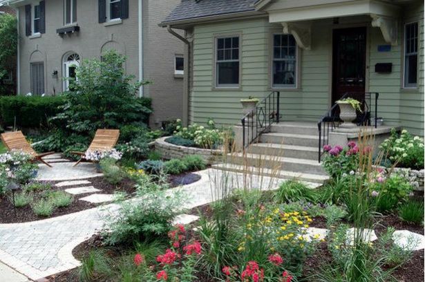 Идеи за озеленяване на малка предна градина