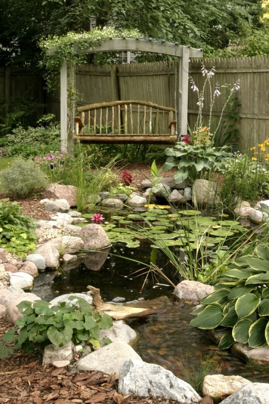 Идеи за малко езерце в задния двор