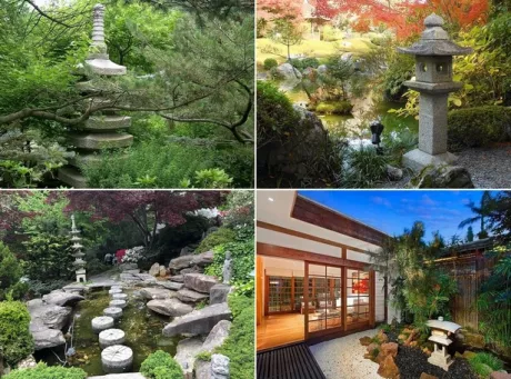 Японски стил градински орнаменти