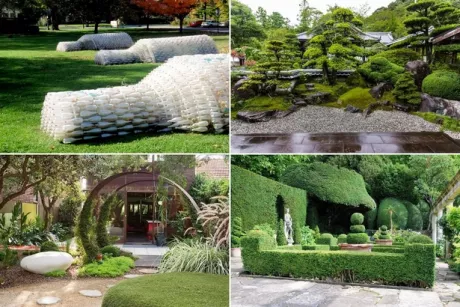 Необичайни градински дизайни